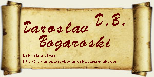 Daroslav Bogaroški vizit kartica